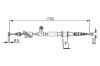 Cable Pull, parking brake -