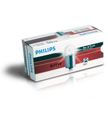 Bulb, licence plate light R10W BA15S MasterLife