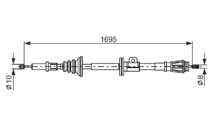 Cable Pull, parking brake -