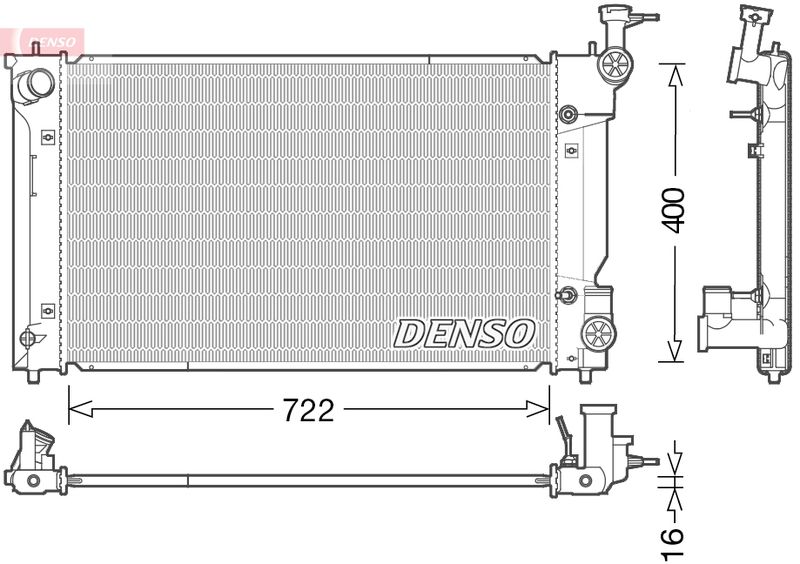 Radiator, engine cooling -