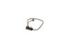 Warning Contact, brake pad wear -