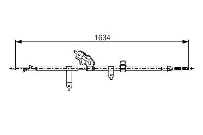 Cable Pull, parking brake -