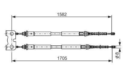 Cable Pull, parking brake -