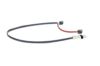 Warning Contact, brake pad wear -