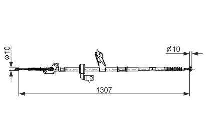 Cable Pull, parking brake -