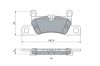 Brake Pad Set, disc brake VAG - 7P5 698 451