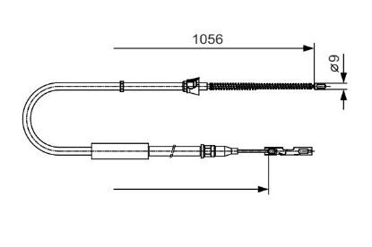 Cable Pull, parking brake -