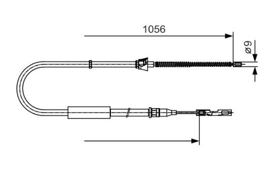Cable Pull, parking brake -
