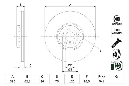 Brake Disc BMW X5