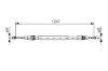 Cable Pull, parking brake -