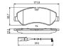 Brake Pad Set, disc brake FORD - 1 763 915