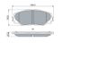 Brake Pad Set, disc brake TOYOTA - 04465 42140