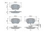 Brake Pad Set, disc brake VAG - 5K0 698 151