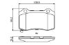 Brake Pad Set, disc brake TESLA - 1055068-00-B