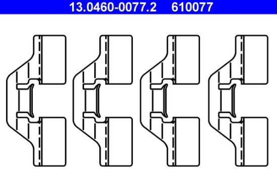 Accessory Kit, disc brake pad -