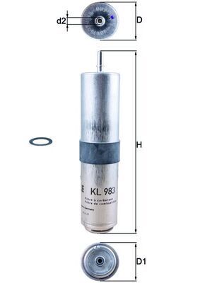 Fuel Filter BMW - 13 32 8 514 121