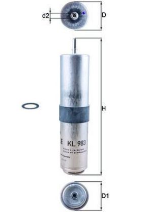 Fuel Filter BMW - 13 32 8 514 121