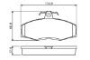 Brake Pad Set, disc brake -