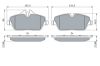Brake Pad Set, disc brake BMW - 34 10 6 884 263