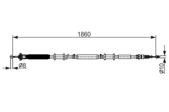 Cable Pull, parking brake -