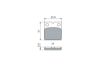 Brake Pad Set, disc parking brake -
