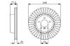 Brake Disc BMW 5 (E60) - Läbimõõt 348 mm