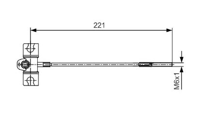 Cable Pull, parking brake -