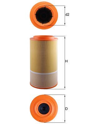Air Filter MAN TGA, TGS