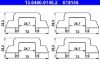 Accessory Kit, disc brake pad -