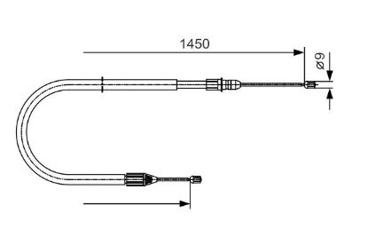 Cable Pull, parking brake -