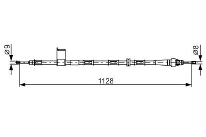 Cable Pull, parking brake -