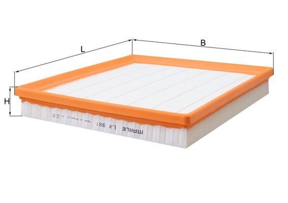 Air Filter MERCEDES-BENZ - 628 094 01 04