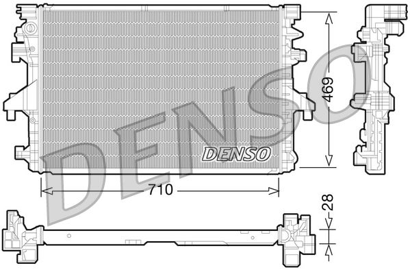 Radiator, engine cooling -