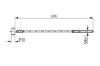 Cable Pull, parking brake -