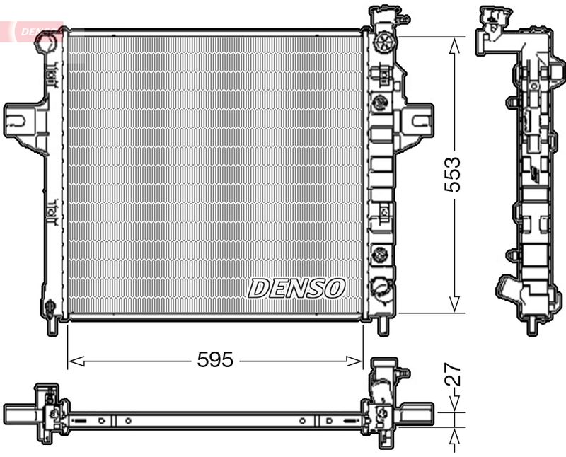 Radiator, engine cooling -