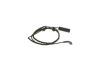 Warning Contact, brake pad wear -