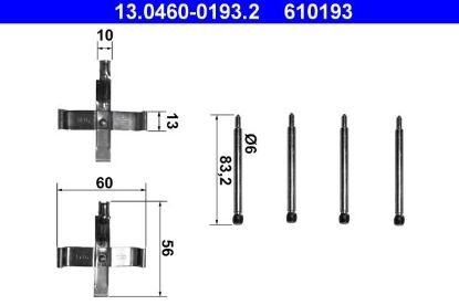 Accessory Kit, disc brake pad -