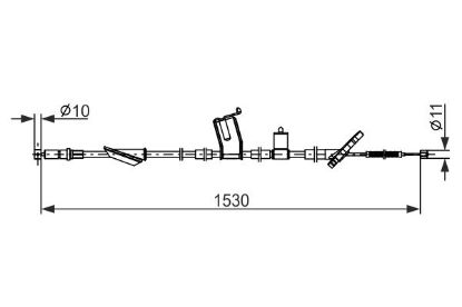 Cable Pull, parking brake -