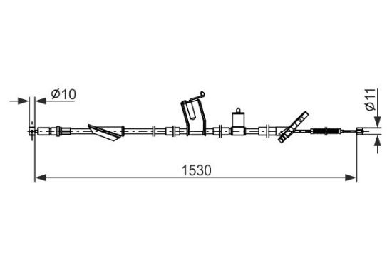 Cable Pull, parking brake -