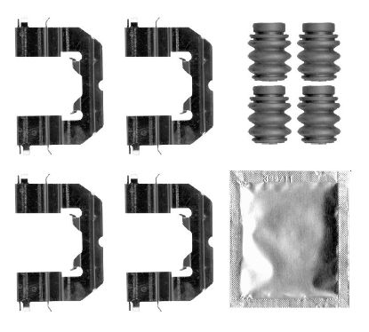 Accessory Kit, disc brake pad -