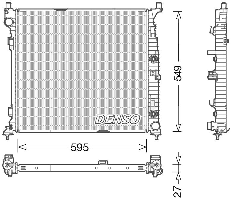 Radiator, engine cooling -