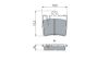 Brake Pad Set, disc brake MERCEDES-BENZ - 004 420 94 20