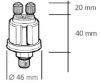 Sensor, oil pressure -