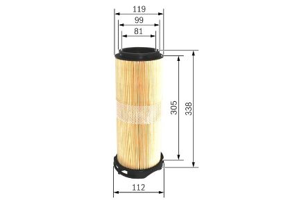 Air Filter MERCEDES-BENZ - 646 094 02 04