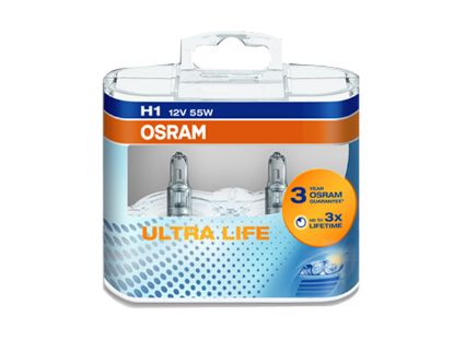 Bulb, spotlight H1 Ultra Life DUO 2tk