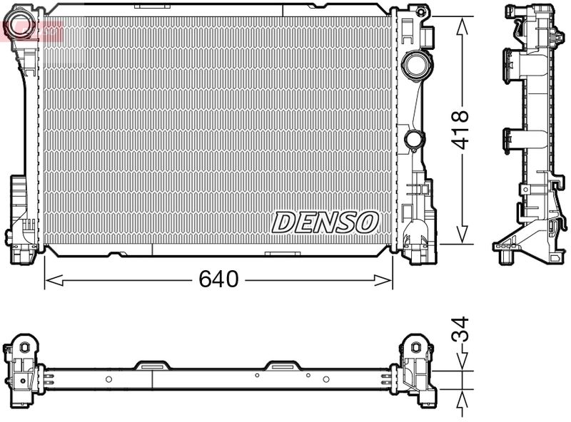 Radiator, engine cooling -