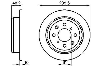 Brake Disc HONDA - 42510-SE0-000