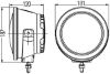 Spotlight Luminator Compact LED ref. 50, 12-24V