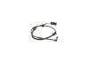 Warning Contact, brake pad wear -