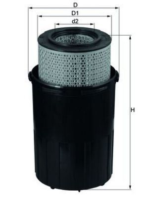 Air Filter T1 Buss (601), T1 Kast (602)